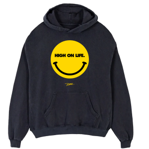 Rymz – Hoodie – Noir - Avec toi j'suis high on life
